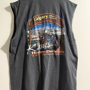 Harley-Davidson Dark Gray Sleeveless Tee